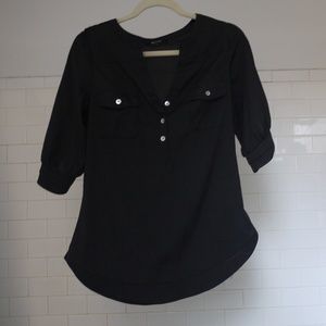 SALE: 41 Hawthorn Black Black Blouse by Stitch Fix